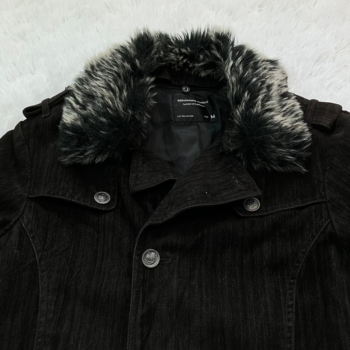 빈티지 레이스 블랙 니트 772 y2k 모리 스트릿 갸루 펑키 일본빈티지 상품이미지4