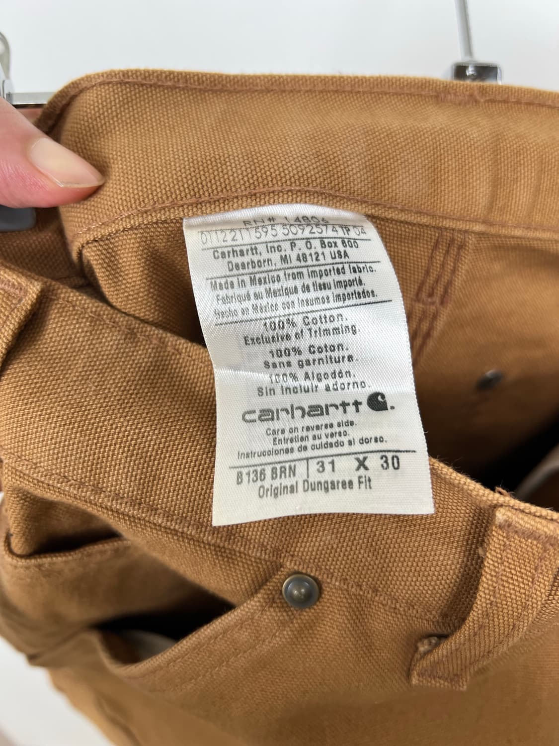 Carhartt 칼하트 더블니 카펜터 워크 팬츠 상품이미지7