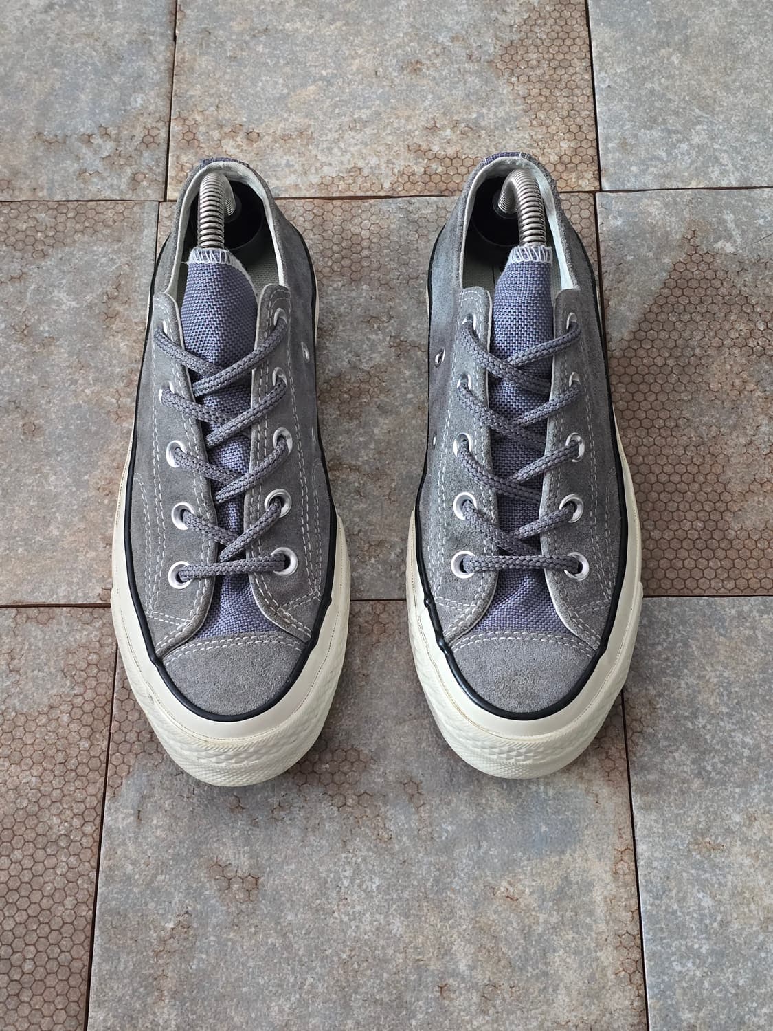 (230)컨버스 척 70 빈티지 스웨이드 차콜 상품이미지2