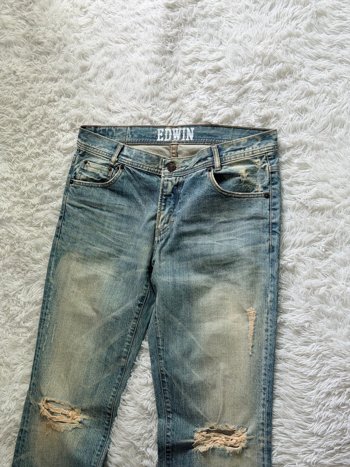 에드윈(EDWIN) 511RV 빈티지 워싱 부츠컷 데님 팬츠 상품이미지1