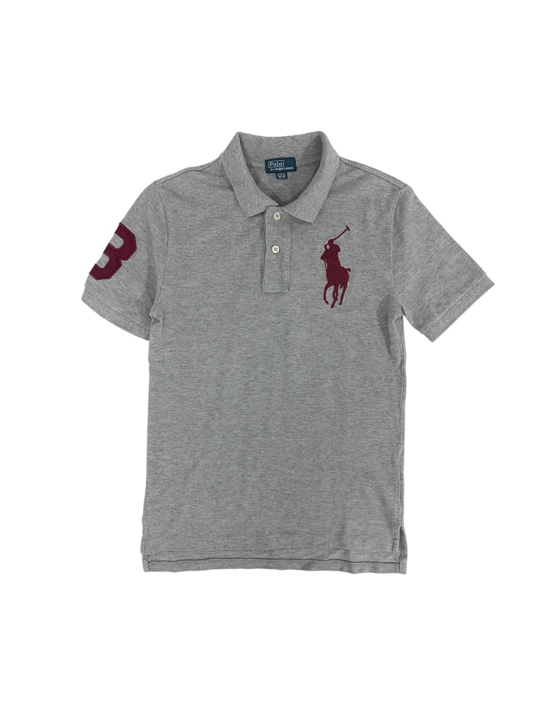 폴로 빅포니 그레이 반팔 카라티 상품이미지1