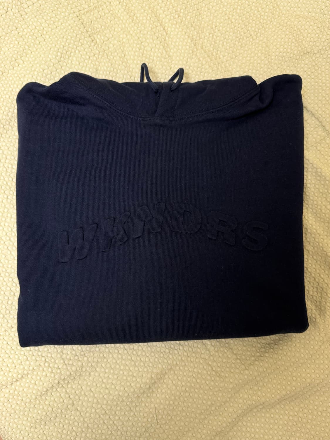 위캔더스 엠보 로고 후드티 M 상품이미지3