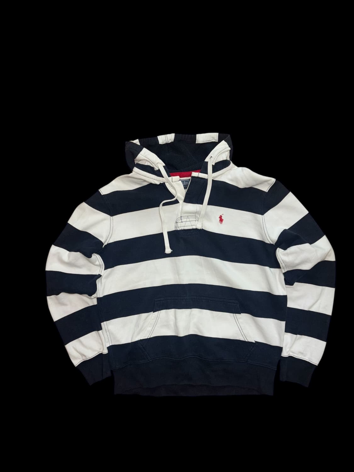 폴로 랄프로렌 스트라이프 럭비 후드티 상품이미지3