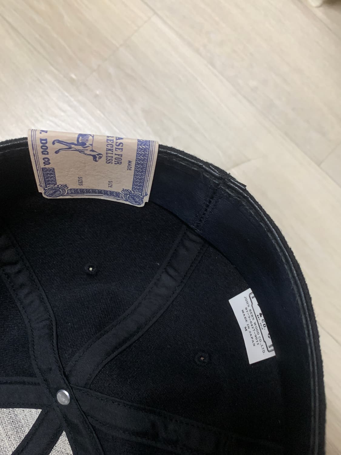 도그앤코 스폴딩브라더스 S 볼캡 블랙 M 상품이미지5