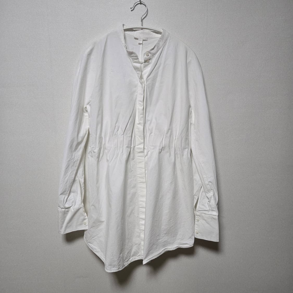 코스 차이나카라 롱 셔츠 / 여성 블라우스/ 여성 셔츠 상품이미지1