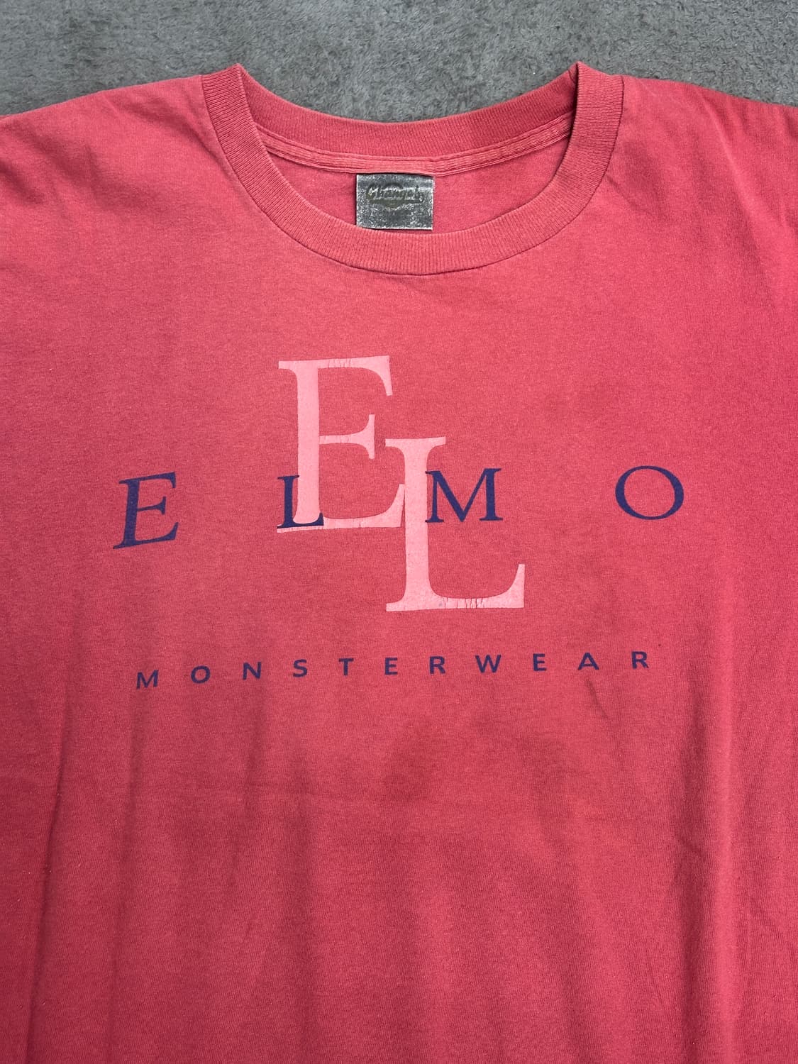 90s 엘모 CK 패러디 티셔츠 L 상품이미지4