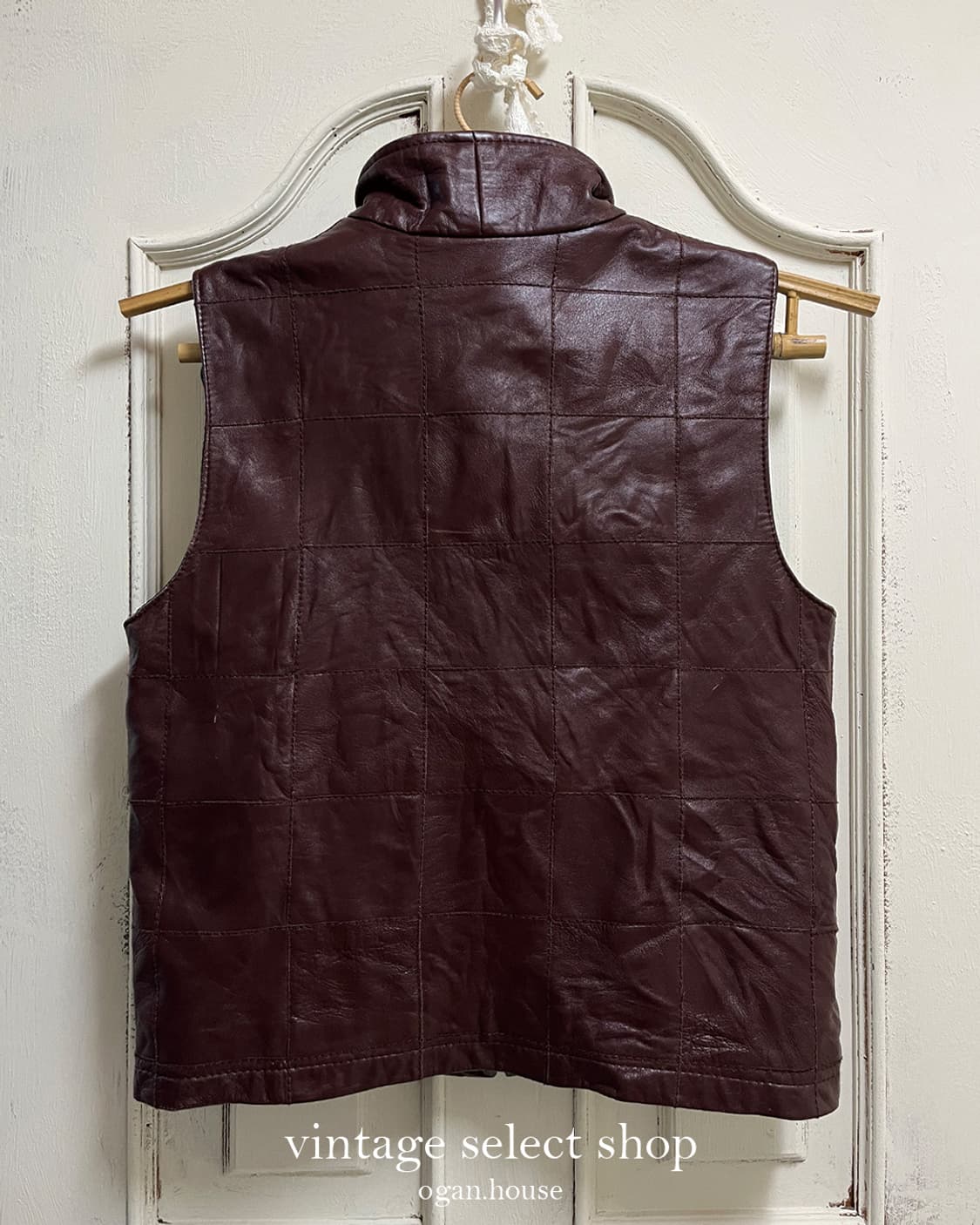 vintage sheepskin leather vest 상품이미지2