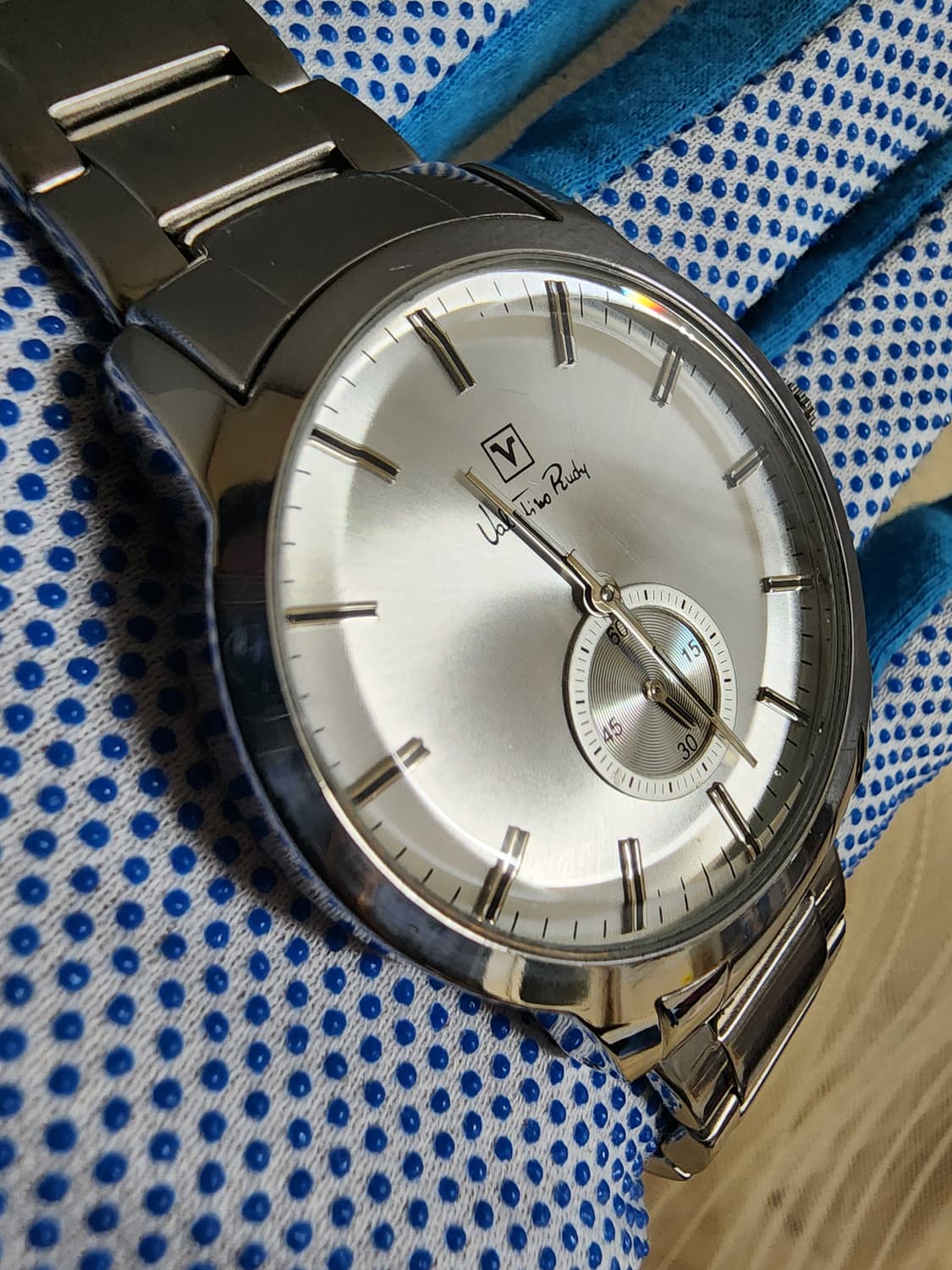 발렌티노 루디 메탈 시계 실버 상품이미지10