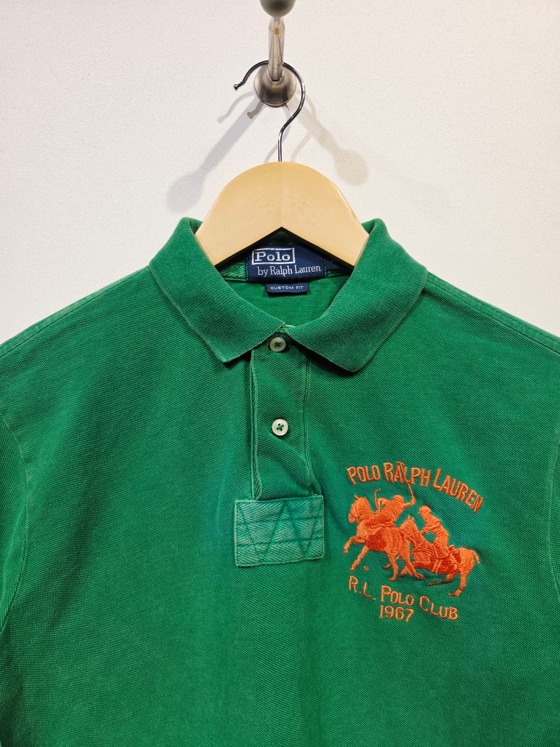 폴로 랄프로렌 커스텀핏 폴로클럽 카라티 그린 상품이미지3