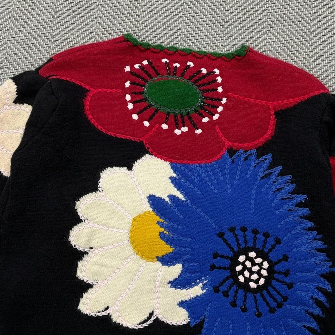 플라워 니트 가디건 v2361 상품이미지6