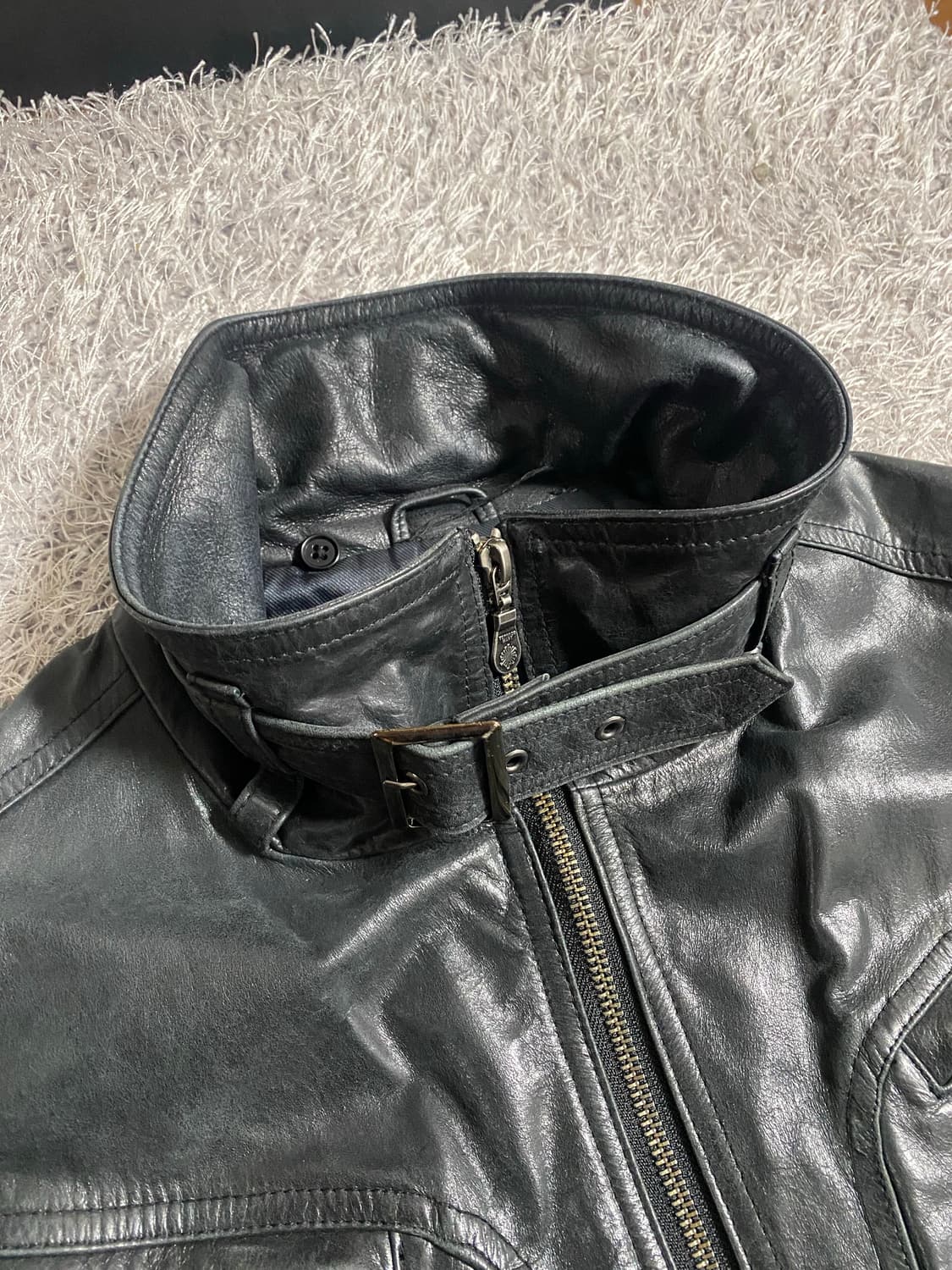 00's Tornado Mart leather jacket 상품이미지3