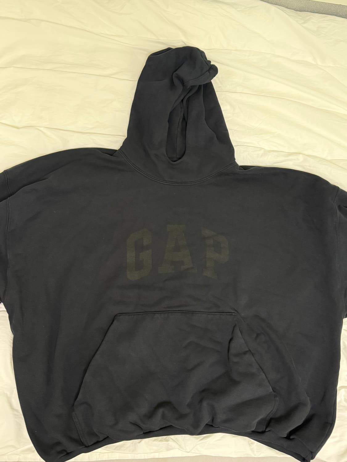 이지갭 도브 후드 워시드 블랙 M 상품이미지2