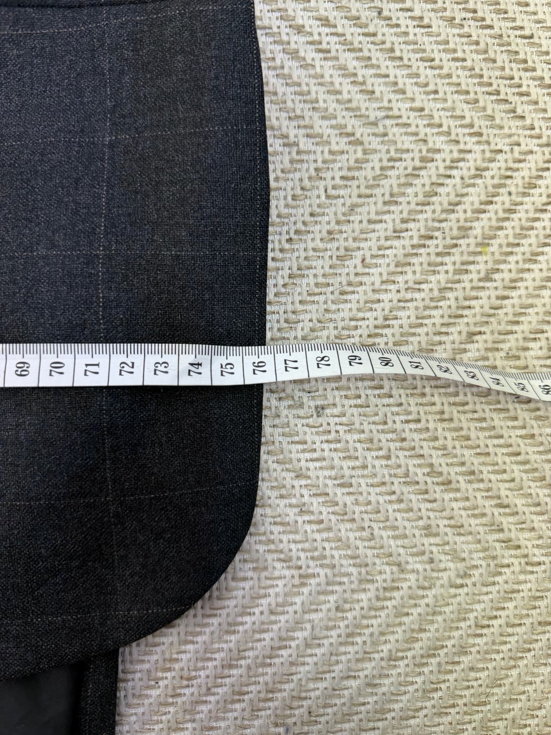 정품) BALMAIN 발망 체크무늬 남성 자켓 100 상품이미지9