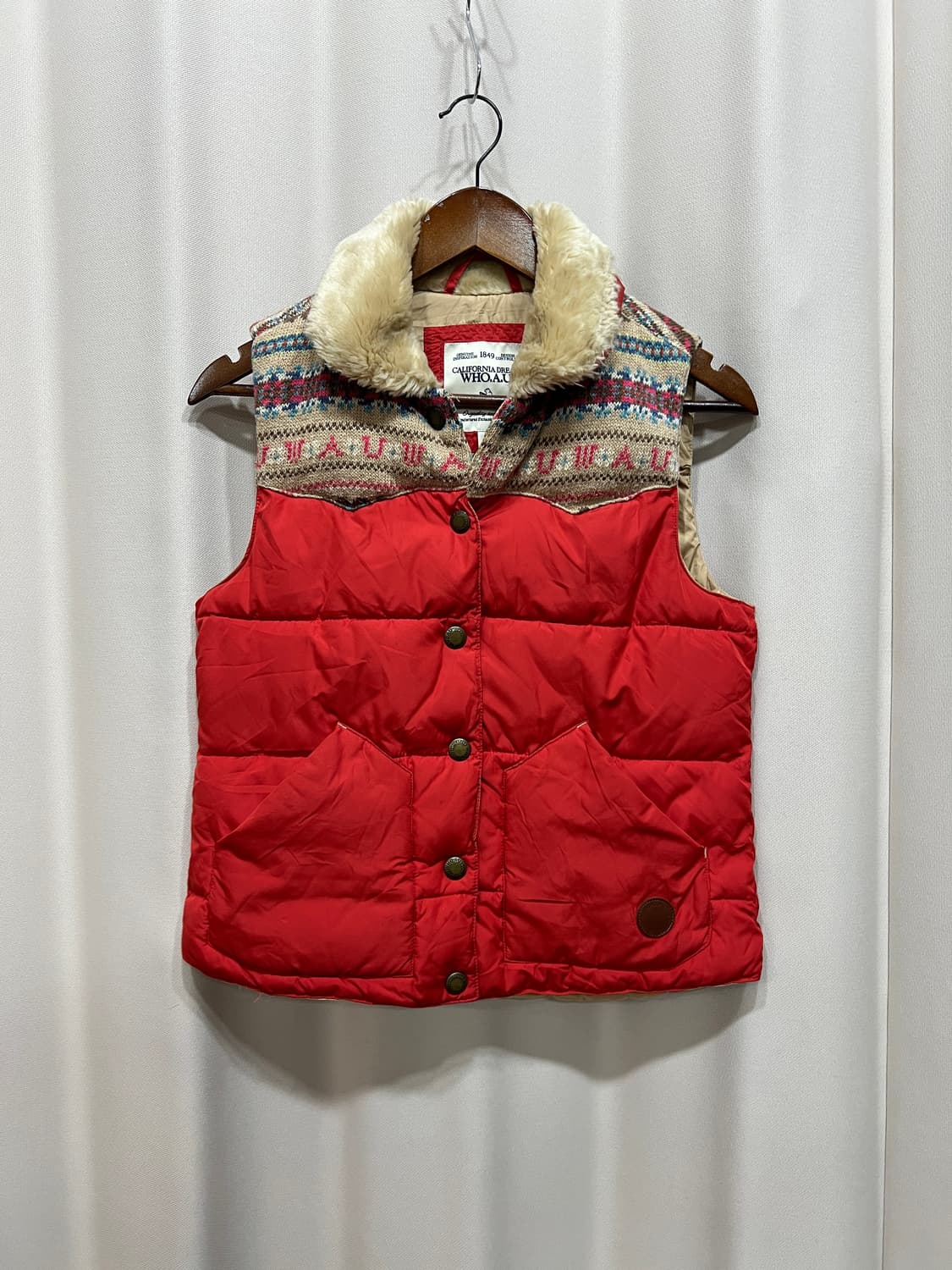 후아유 여성 에스닉 패딩조끼  상품이미지2