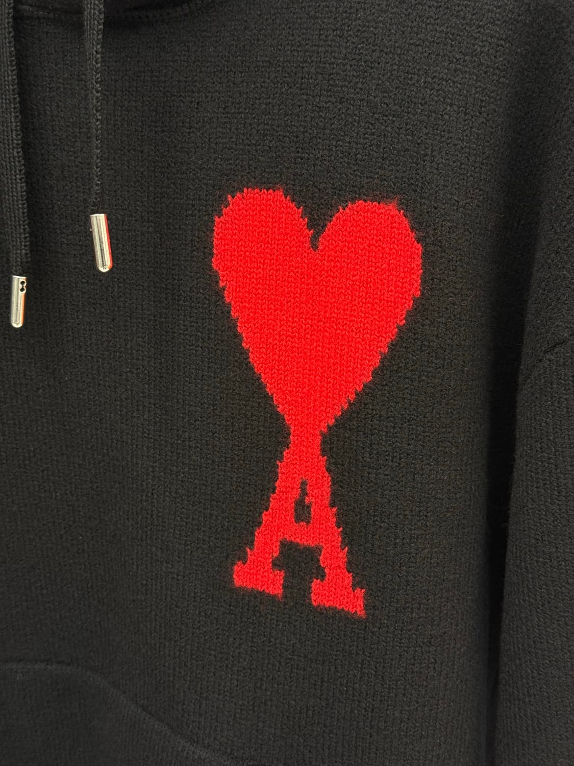 [L] 아미 빅하트 니트 후드티 상품이미지3