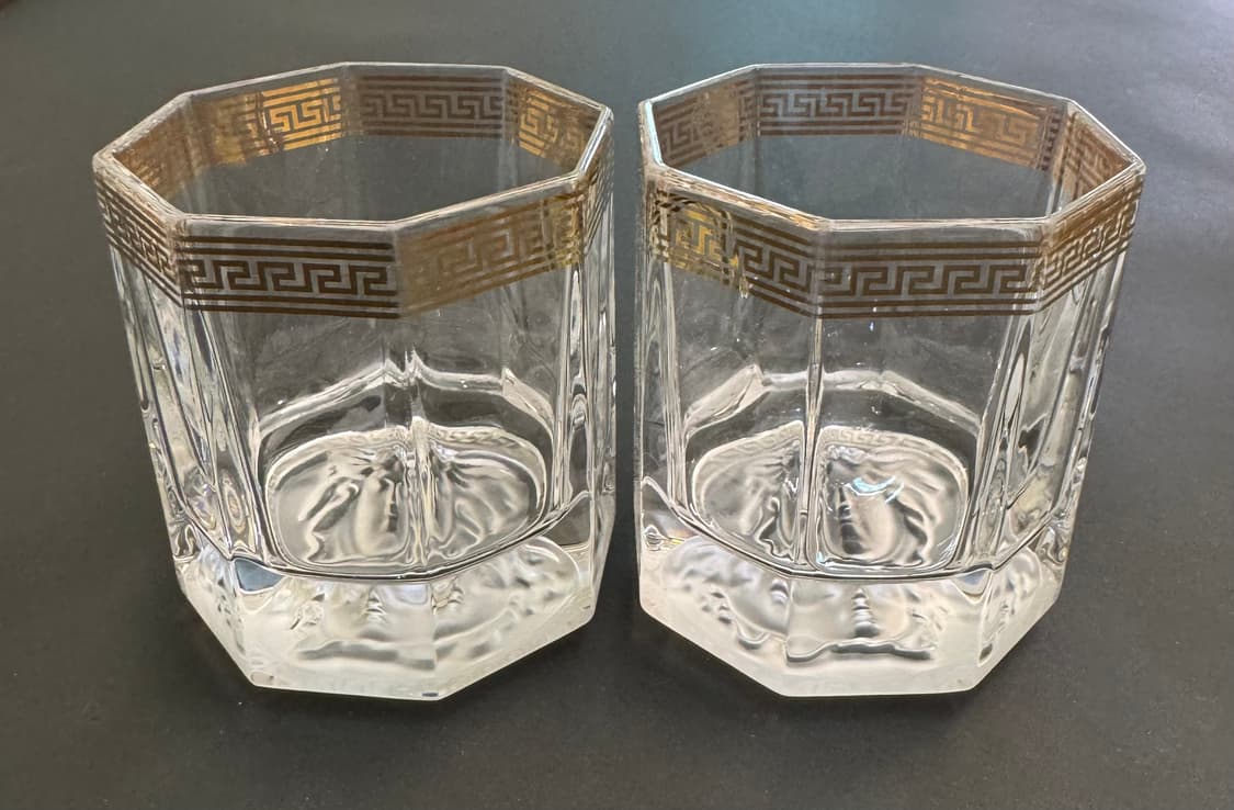 versace Medusa Lumière 위스키 글래스 2세트 상품이미지1