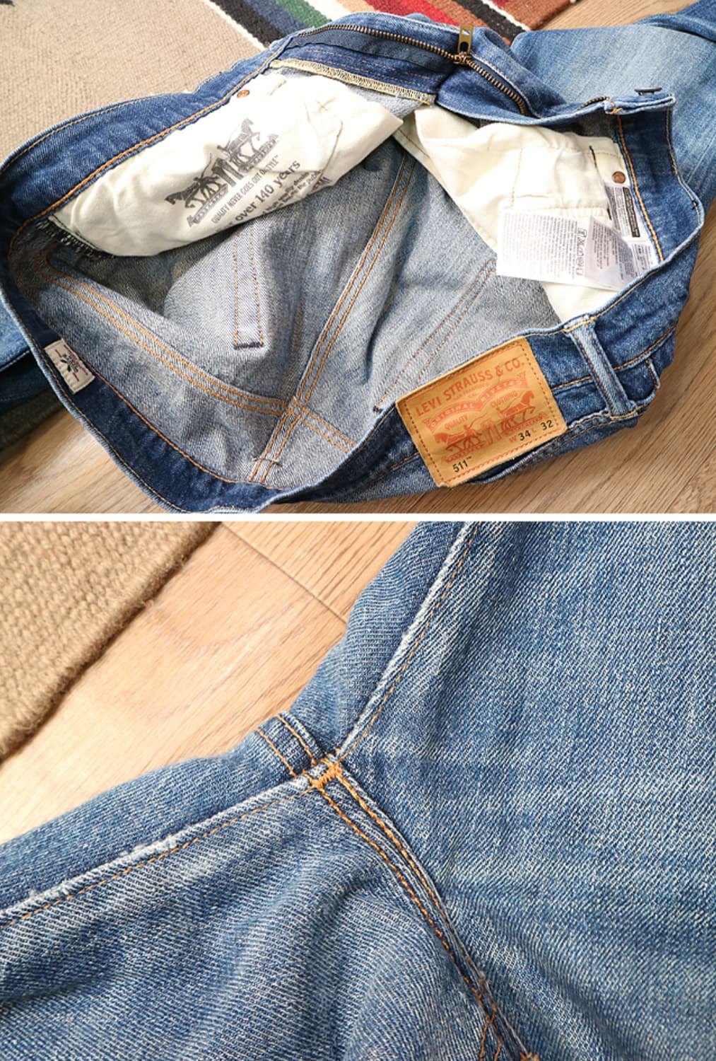 
LEVIS 리바이스 511 슬림핏 데님 33 상품이미지7