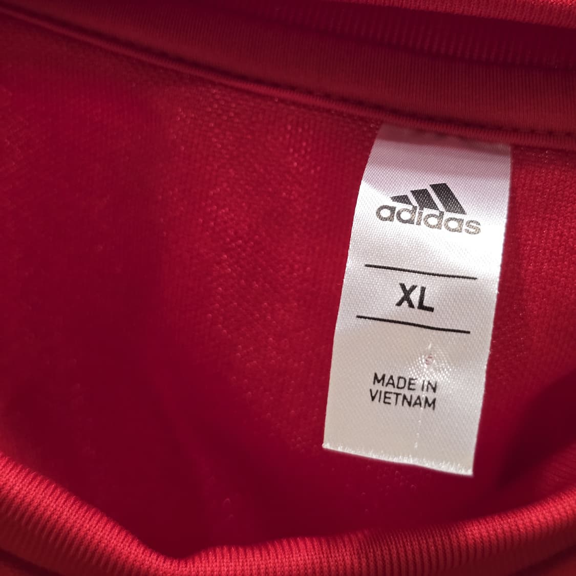 아스날 2019시즌 아디다스 트레이닝 탑 슬리브 긴팔 XL 레드 긴팔 상품이미지3