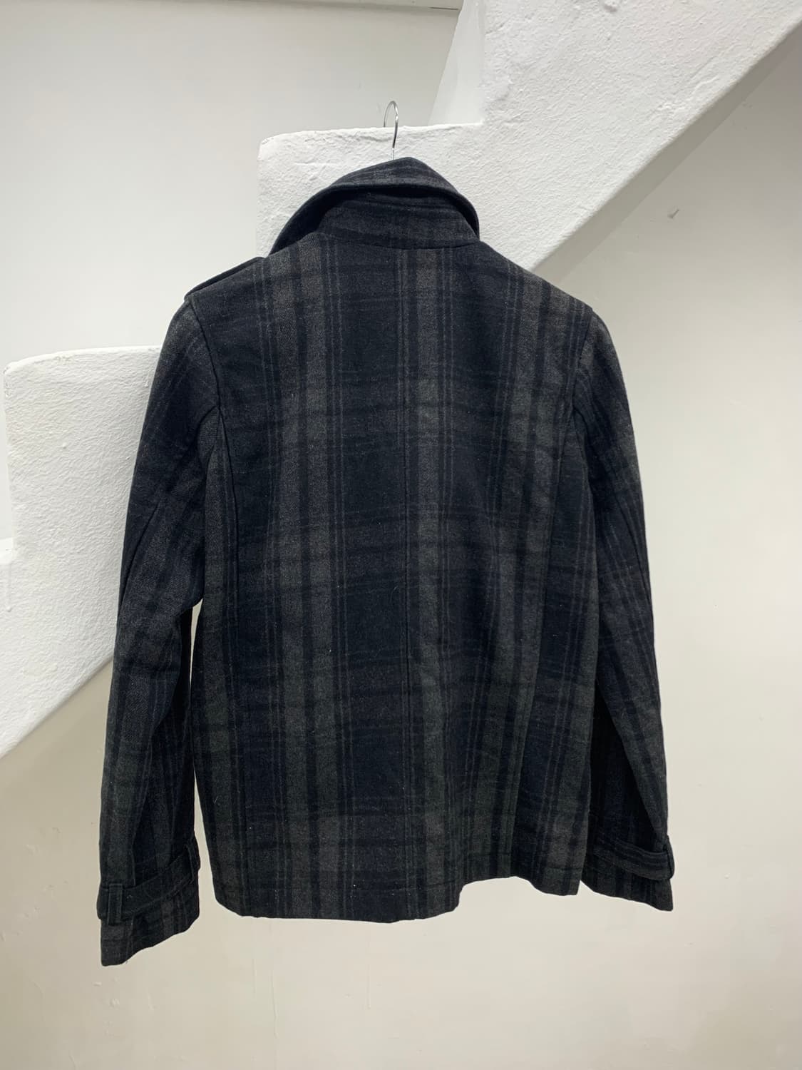 Tartan check pattern punk detail jacket  상품이미지5