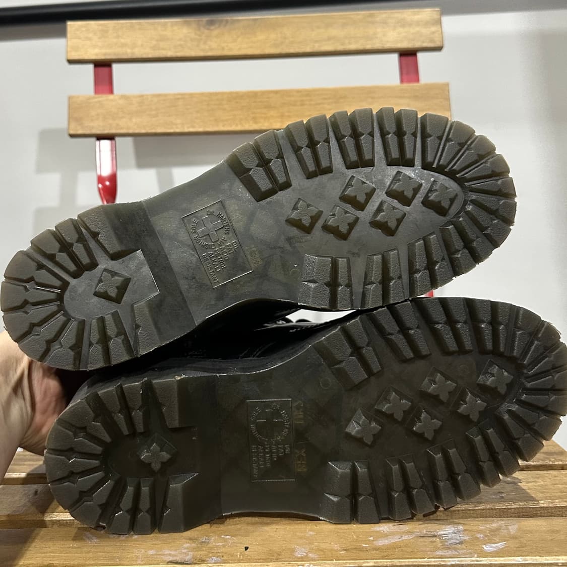 UK7) 닥터마틴 워커 남녀 공용 제이든 하이 블랙 상품이미지6