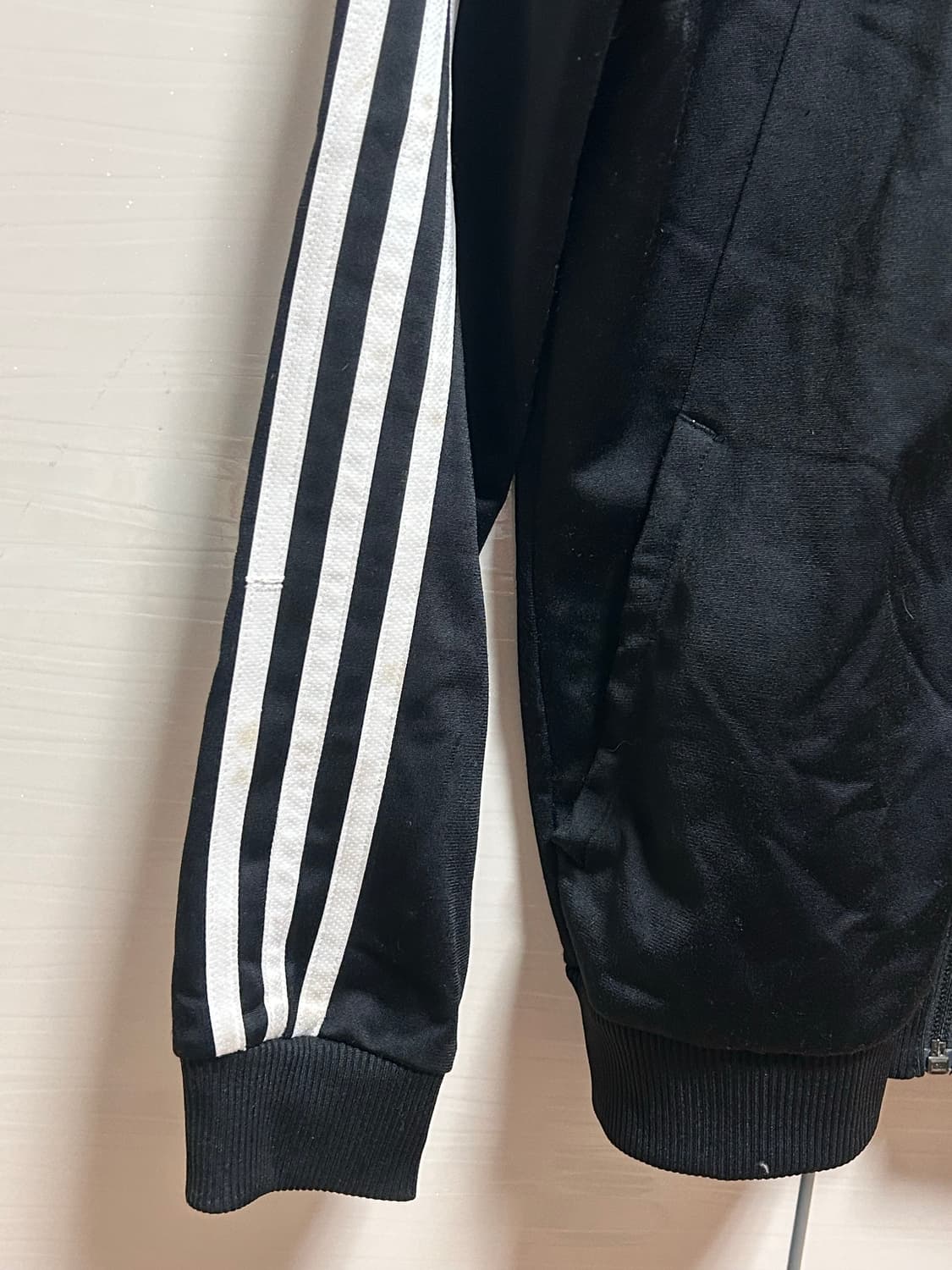 아디다스 블랙 집업 자켓 150 상품이미지5