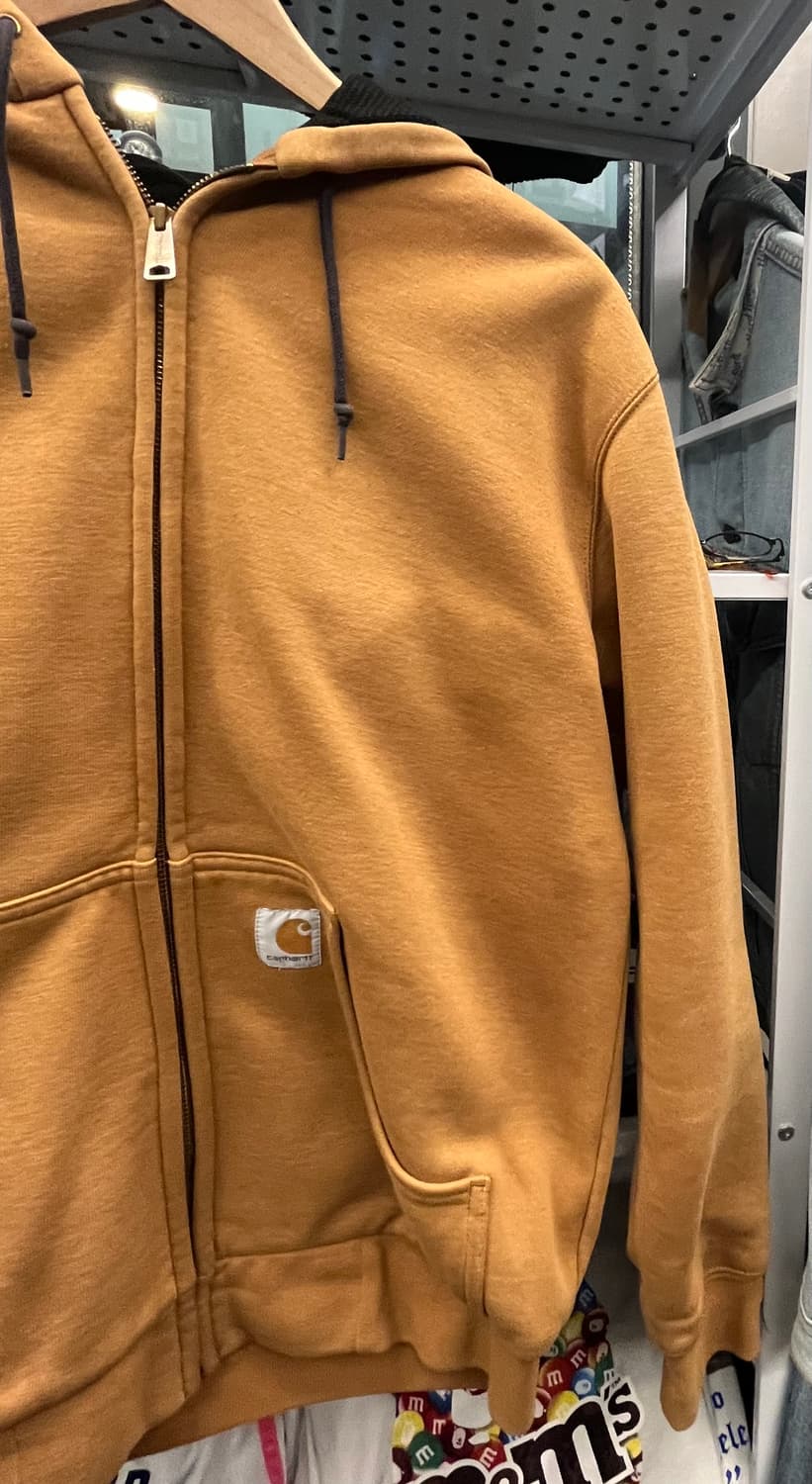 칼하트 브라운 써멀 후드집업 상품이미지3