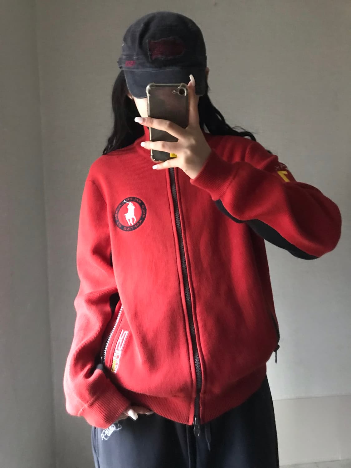 폴로 빅포니 레이싱 니트집업 상품이미지1