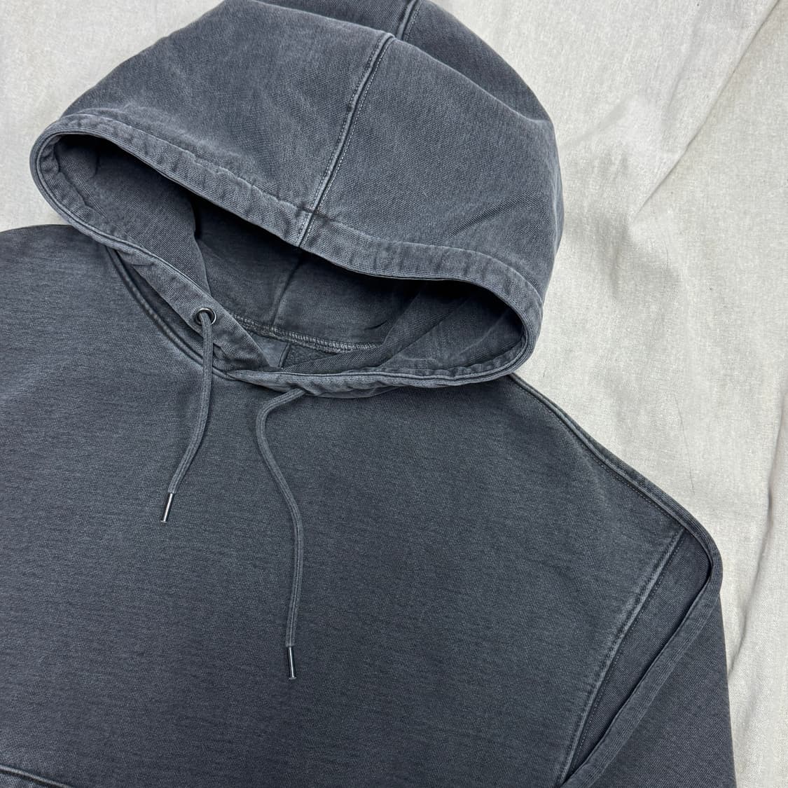 프리즘웍스 피그먼트 차콜 오버 후드 M 상품이미지2