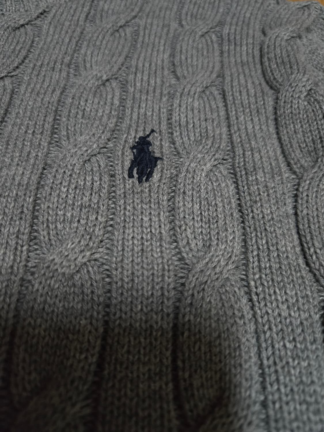 폴로 랄프로렌 정품 케이블 스웨터 꽈배기 니트 상품이미지4