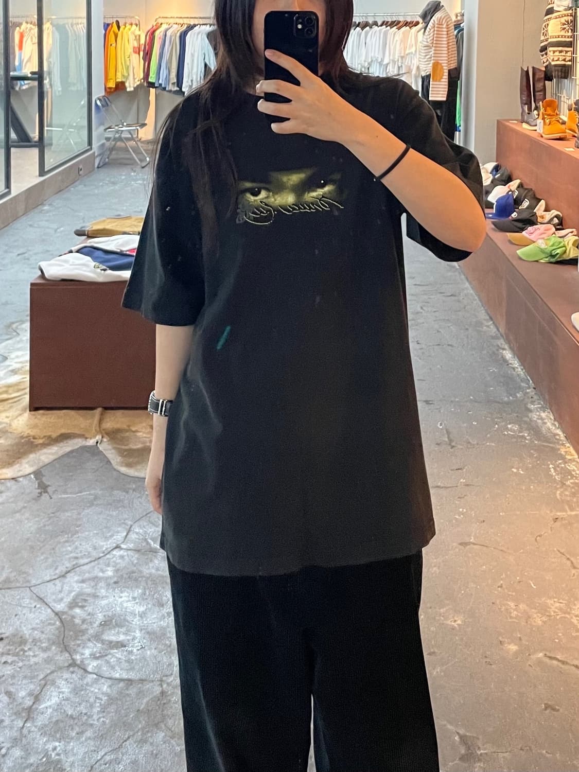 빈티지 브루스 리 프린팅 반팔티 H480 상품이미지1