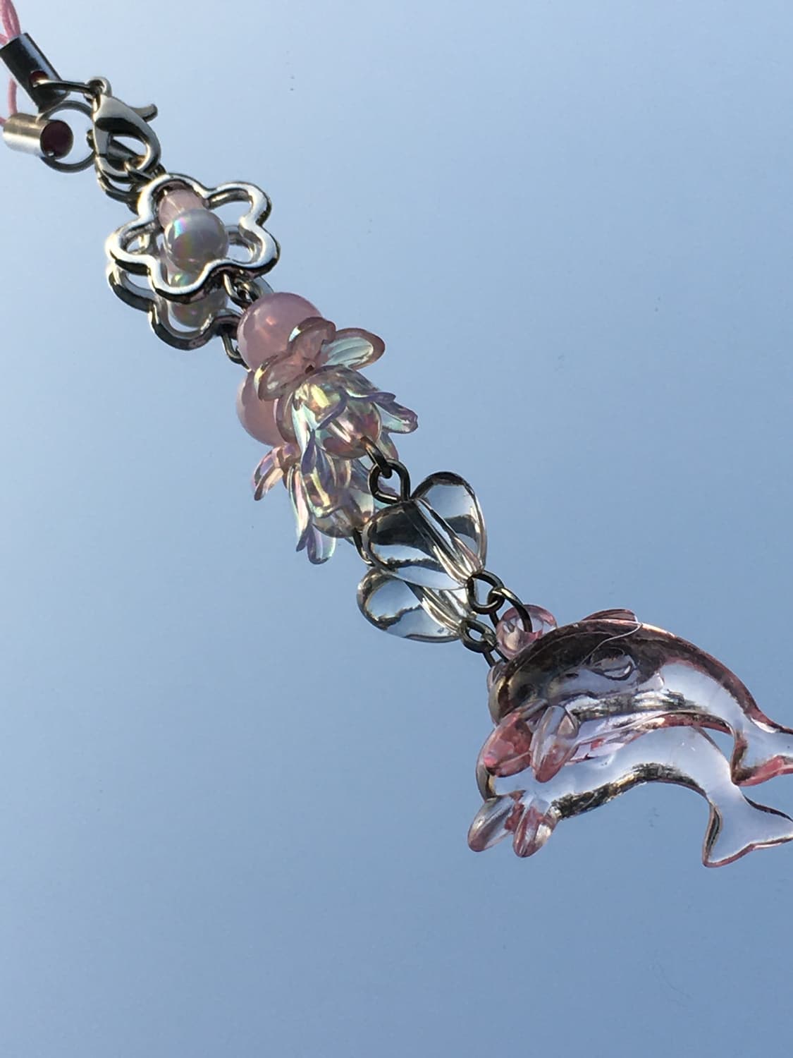 돌고래 비즈 키링 상품이미지1