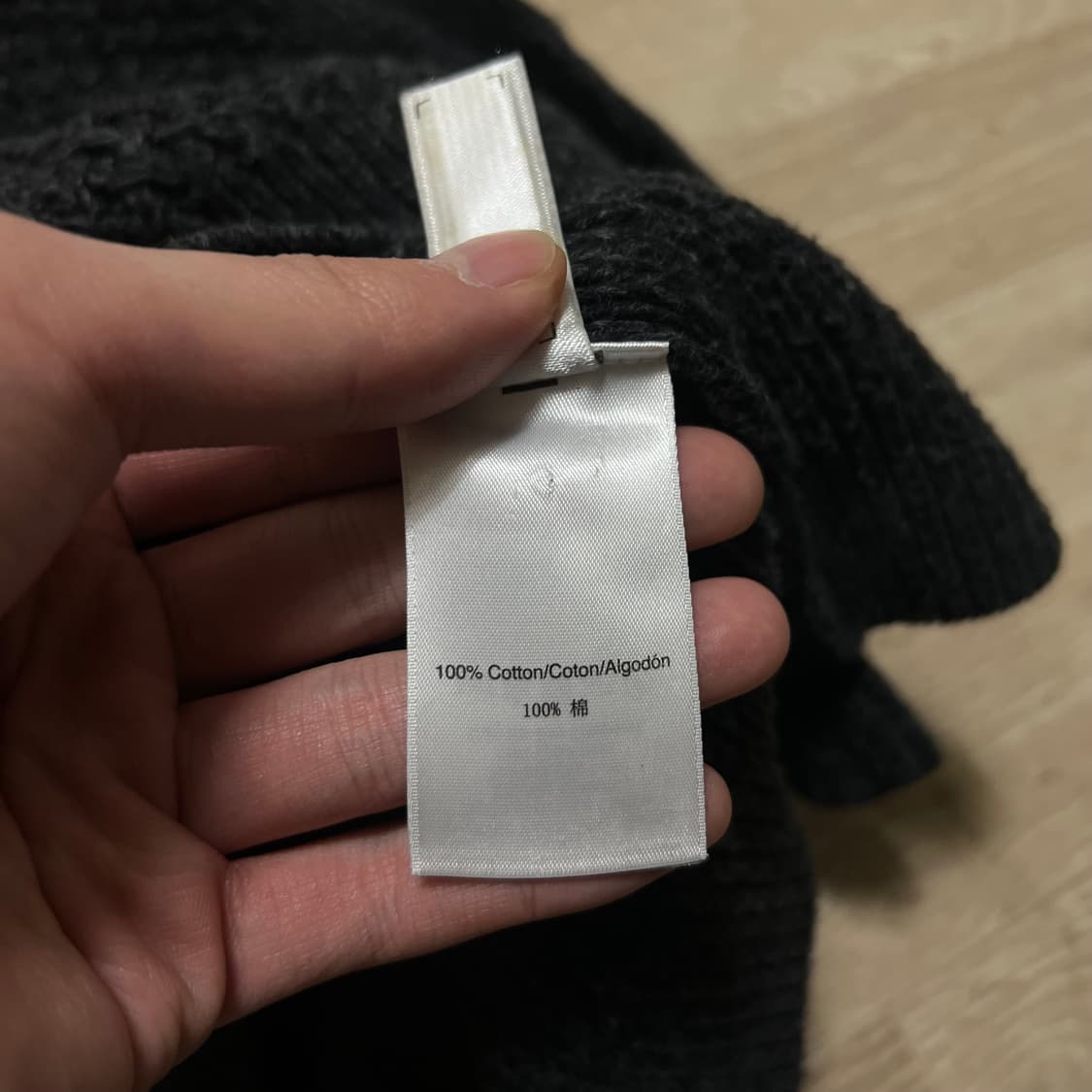 DKNY 도나카란 뉴욕 숄카라 니트 가디건 [블랙] M/95 상품이미지5