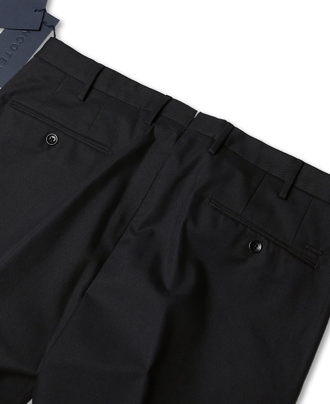 인코텍스 [Incotex] 블랙 폴리 슬림핏 컴포트 트라우저 트레블러 상품이미지4