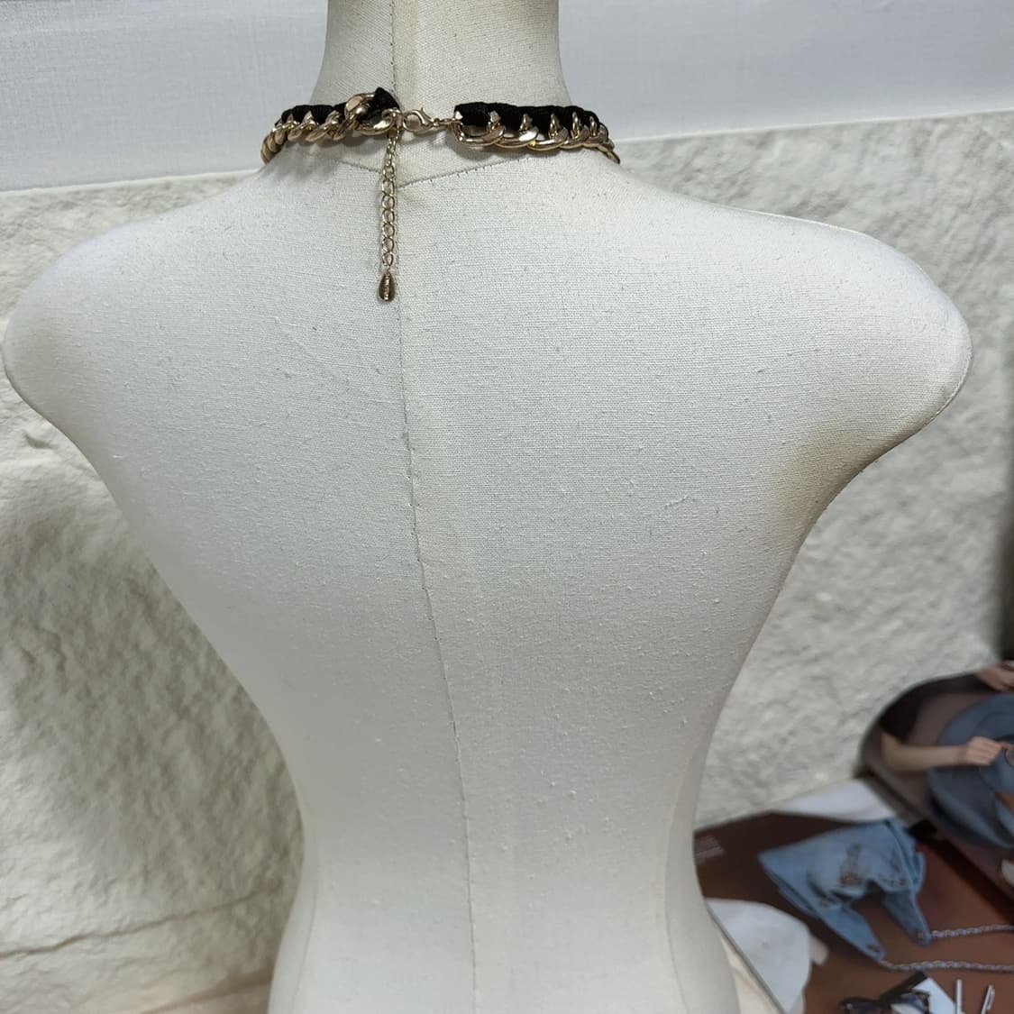 빈티지 tally weijl 메탈 리본 목걸이 상품이미지3