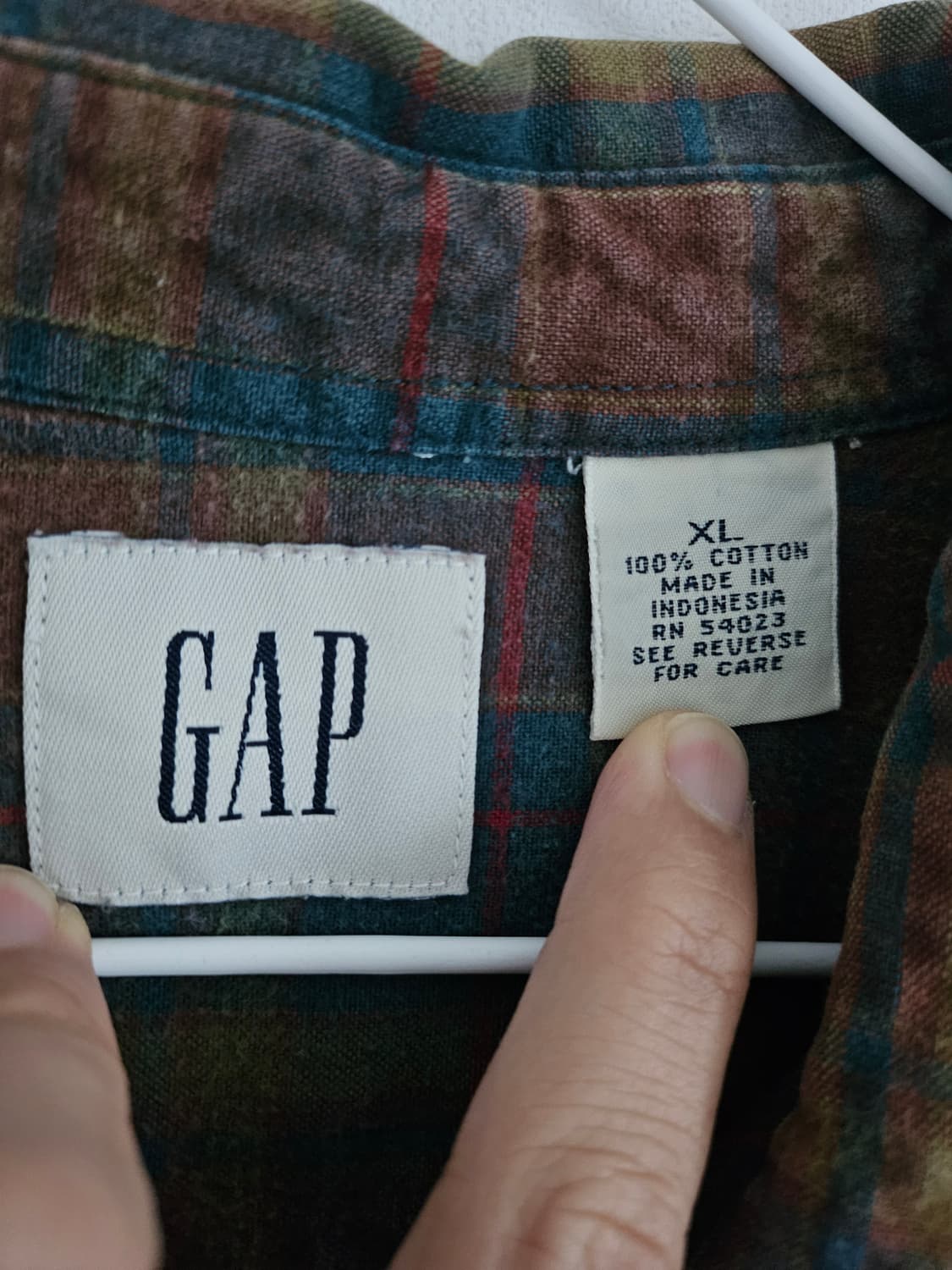 90s 올드 갭 GAP 코튼 셔츠
 상품이미지6