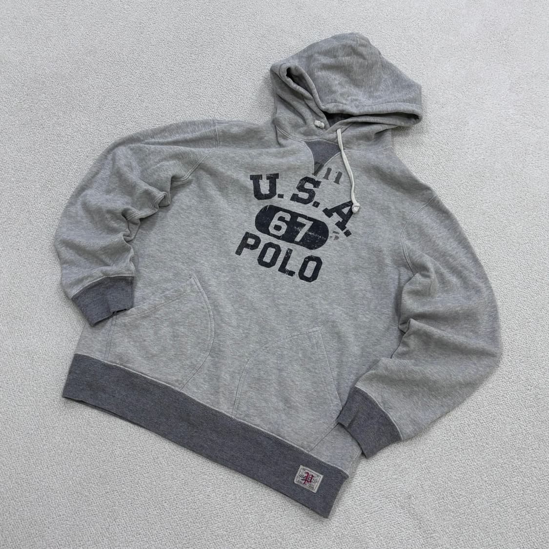 L US 폴로 빅로고 후드 티셔츠 0410E 상품이미지1