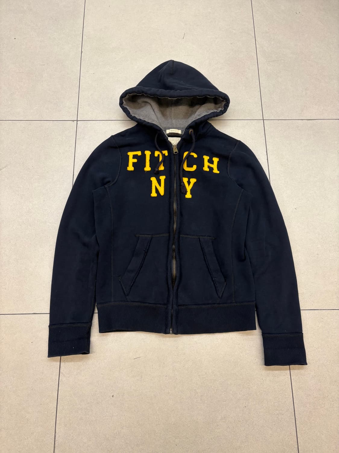 아베크롬비 딥네이비 NY 후드집업 상품이미지2