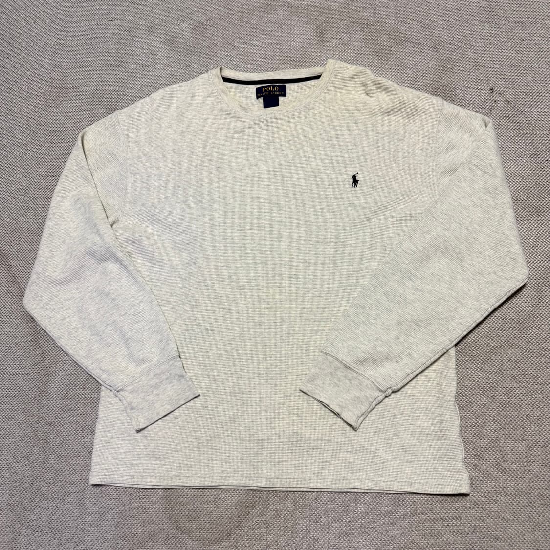 폴로 랄프로렌 와플 롱 슬리브 상품이미지1