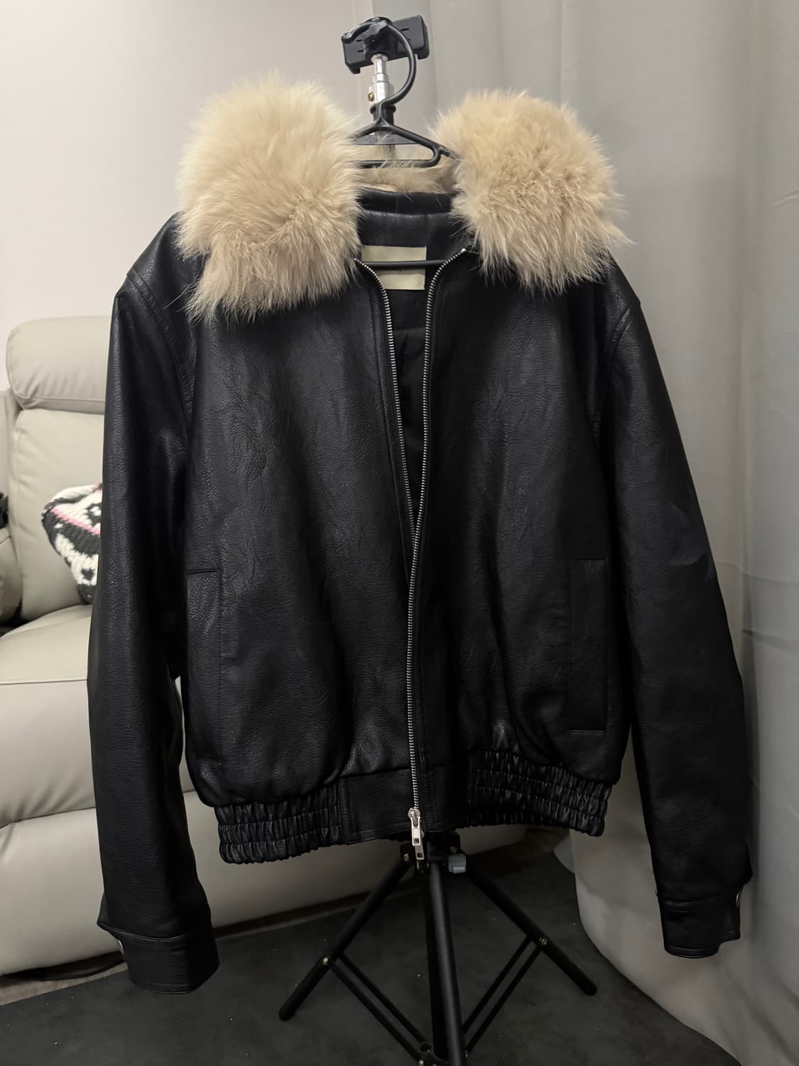 털 가죽자켓 상품이미지1