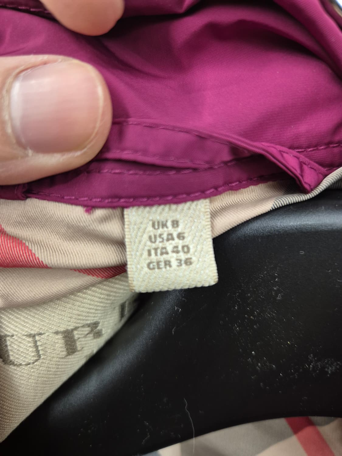 버버리 브릿 핑크 자켓 상품이미지8