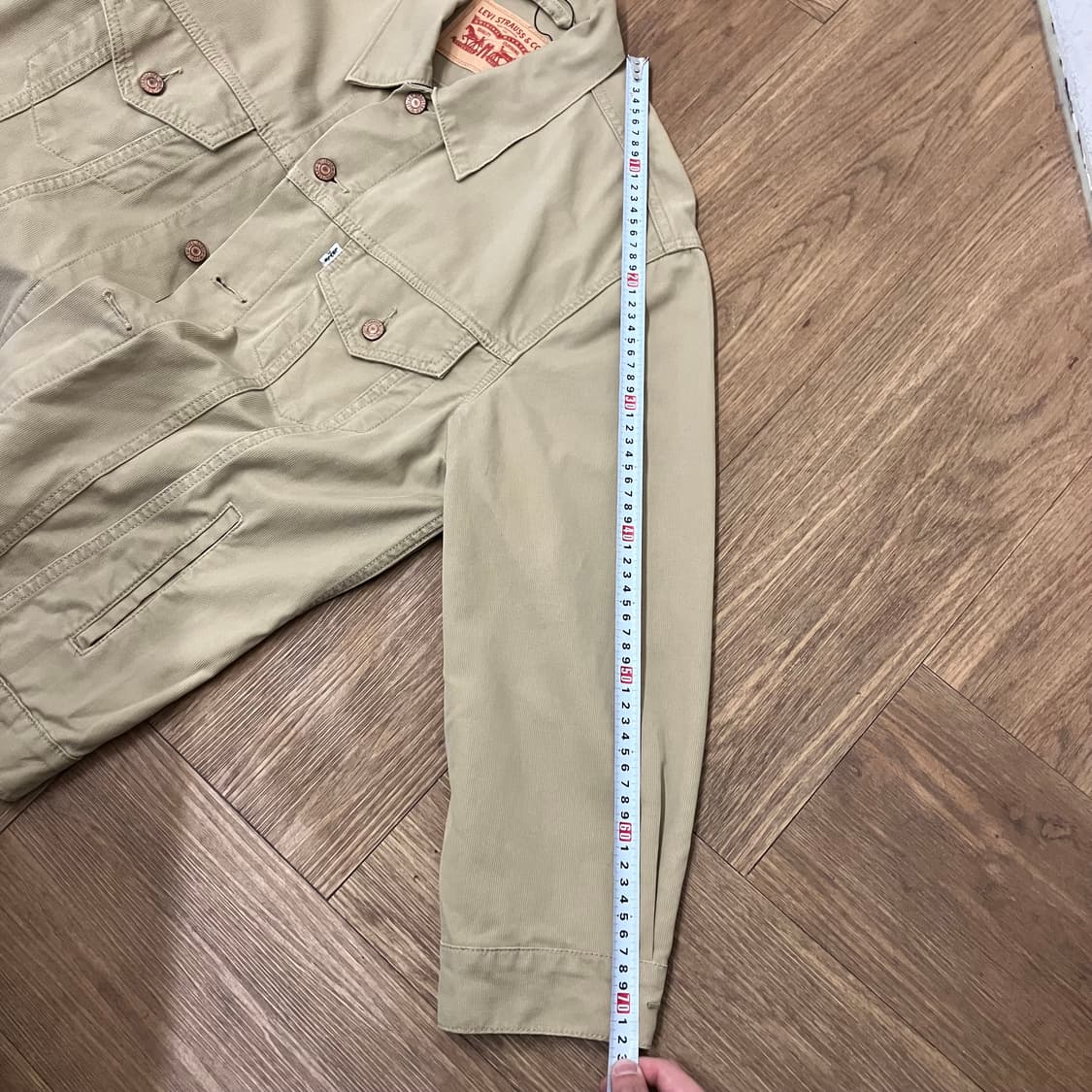 N255 리바이스 트러커 자켓 베이지 상품이미지8