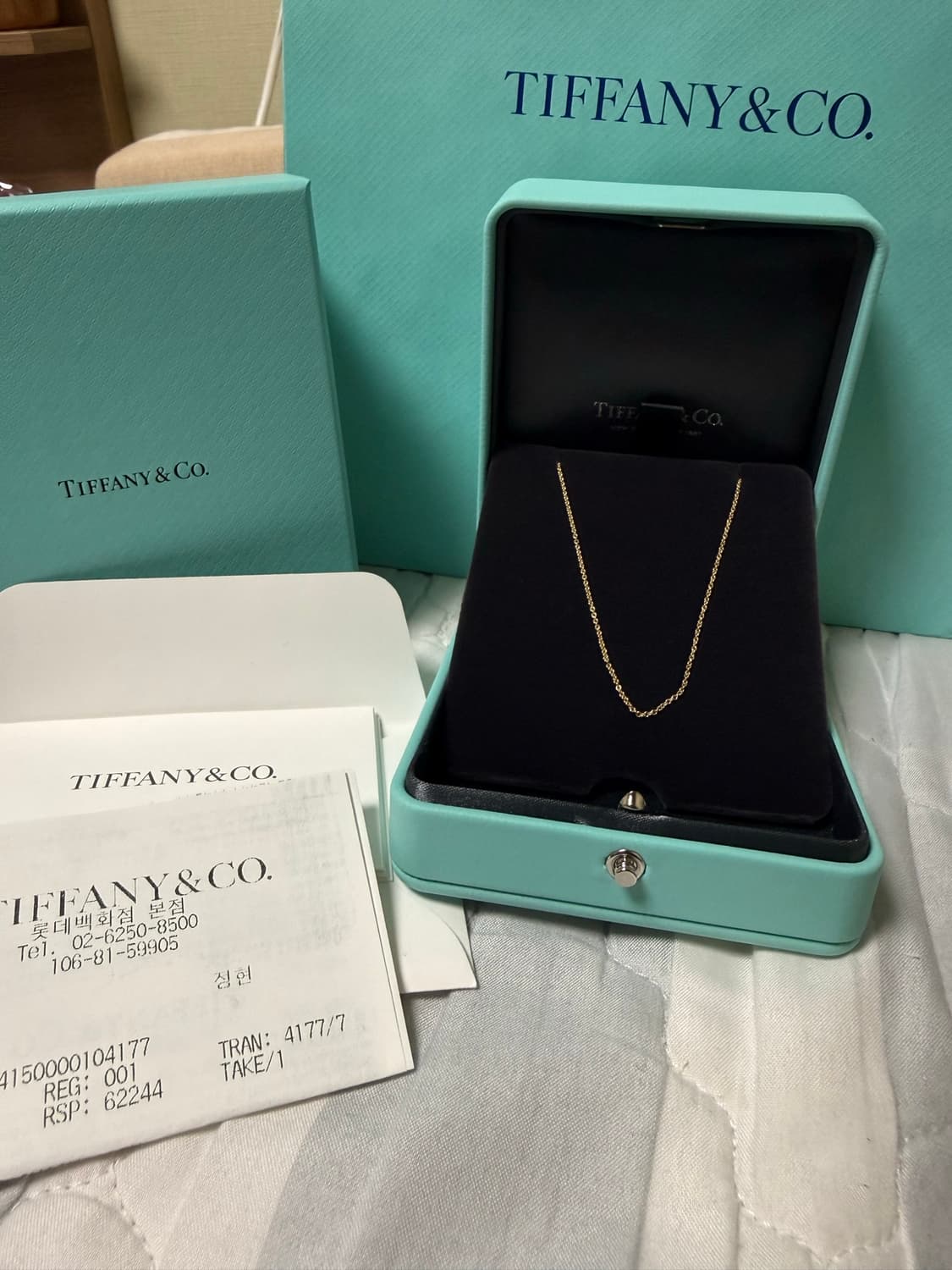 티파니앤코 18k 체인 목걸이 상품이미지1