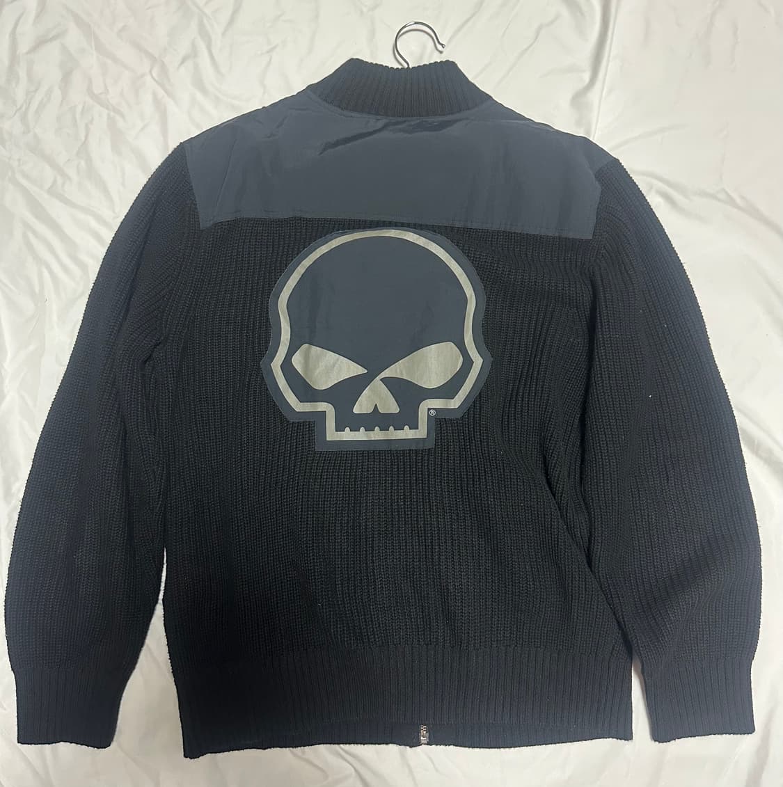 할리데이비슨 스컬 스웨터 블랙 m 상품이미지3