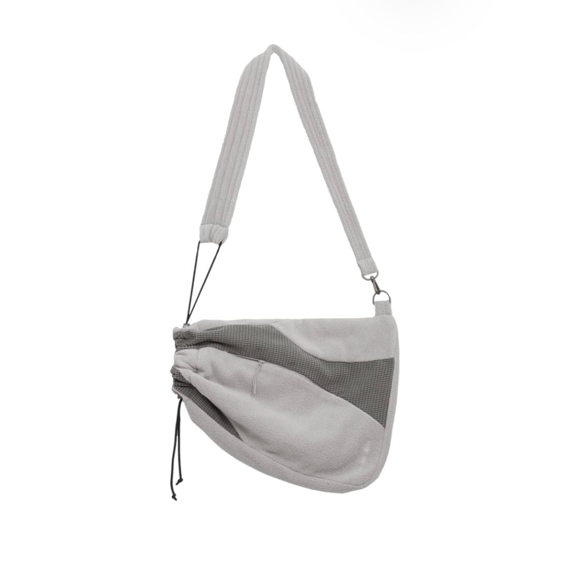 산산기어 플리스 크로스 백 그레이 상품이미지1