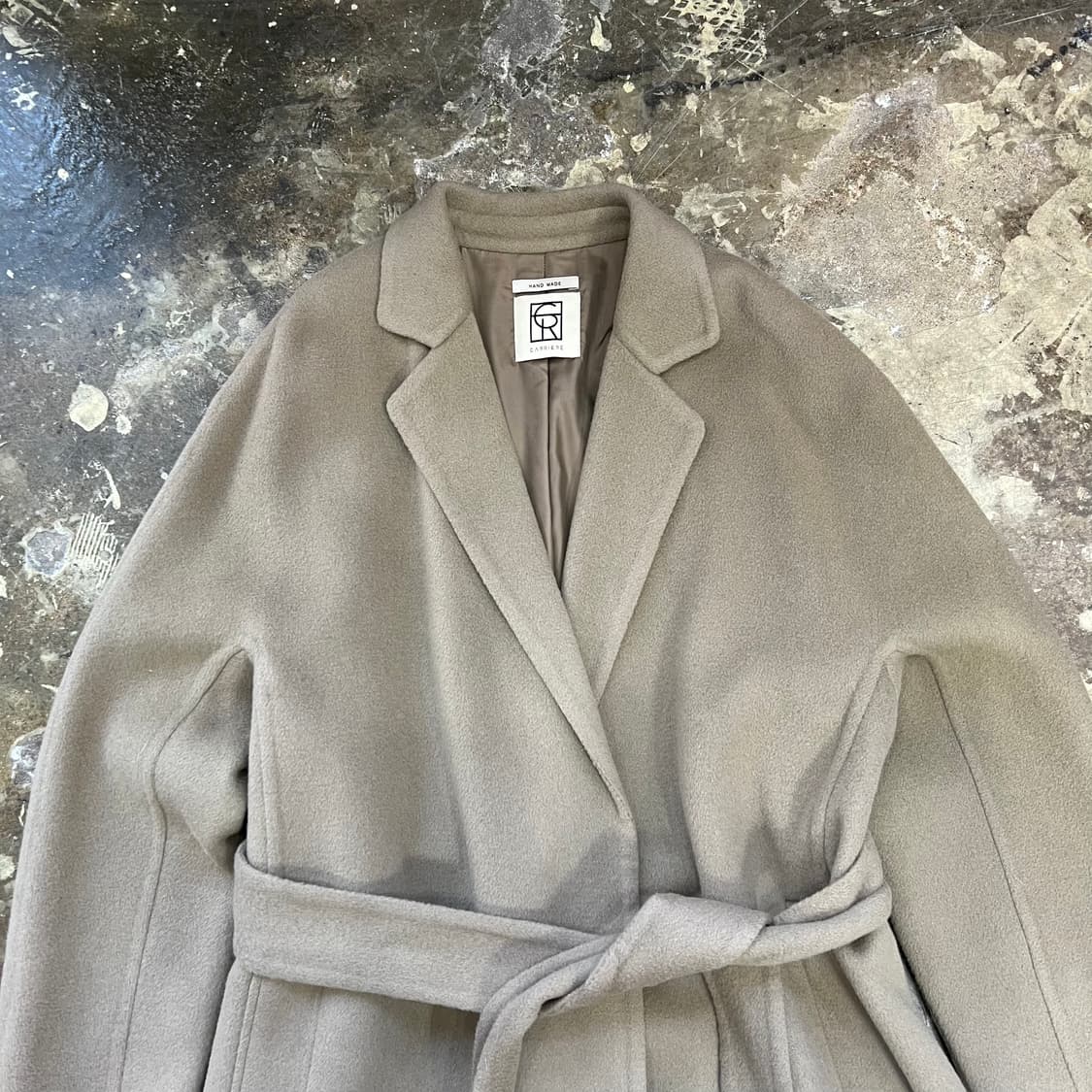 F) 케리에르 핸드메이드 캐시미어 코트 상품이미지2