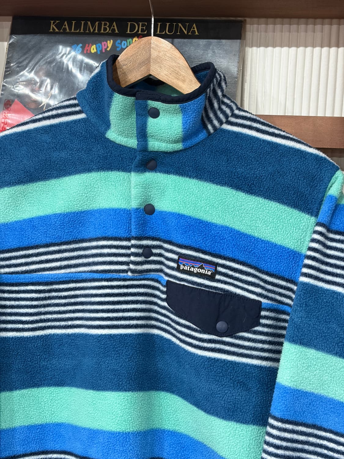 J30 파타고니아 신칠라 스트라이프 스냅티 플리스 M 상품이미지2