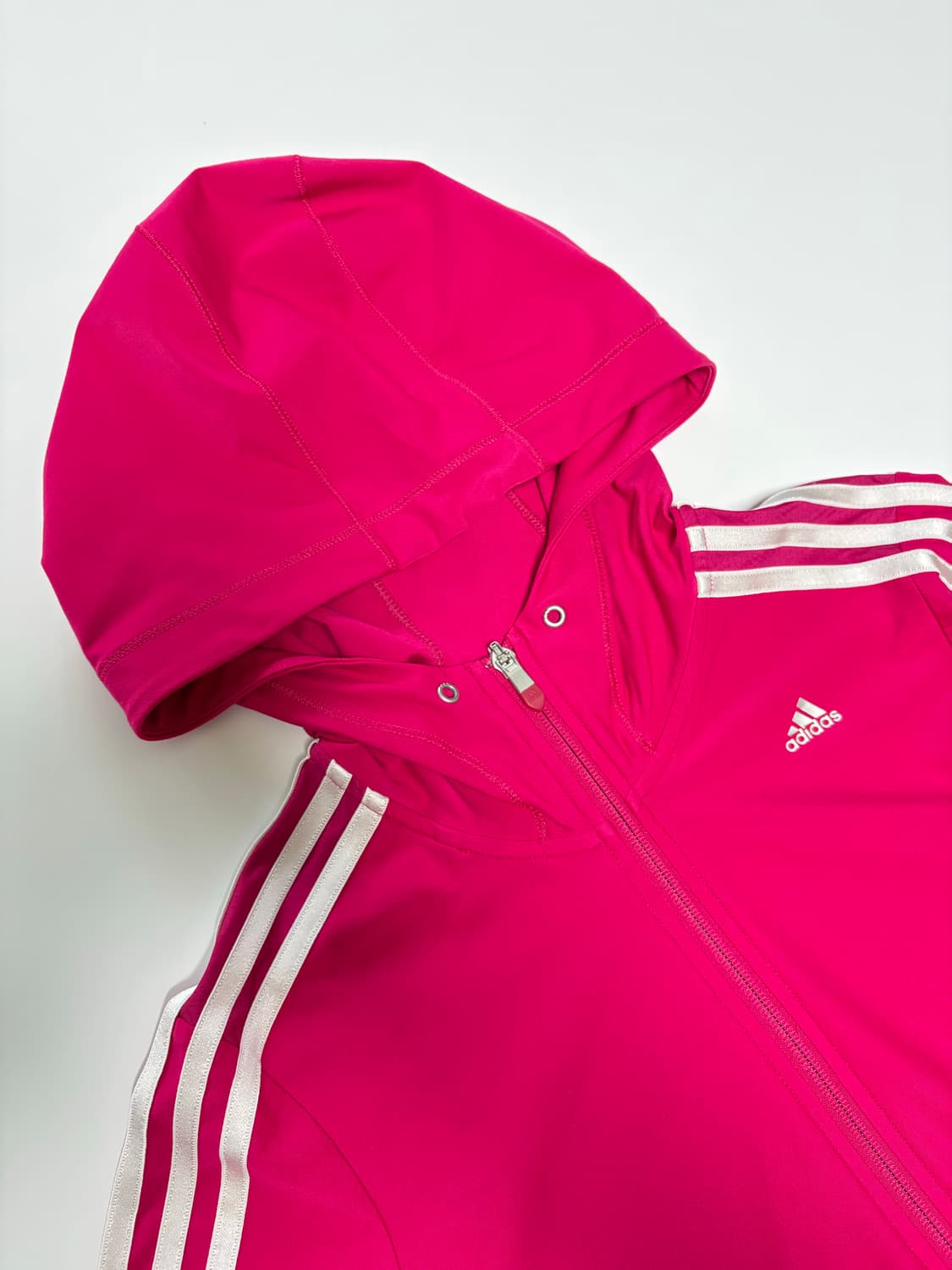 아디다스 핑크 후드 져지 상품이미지3