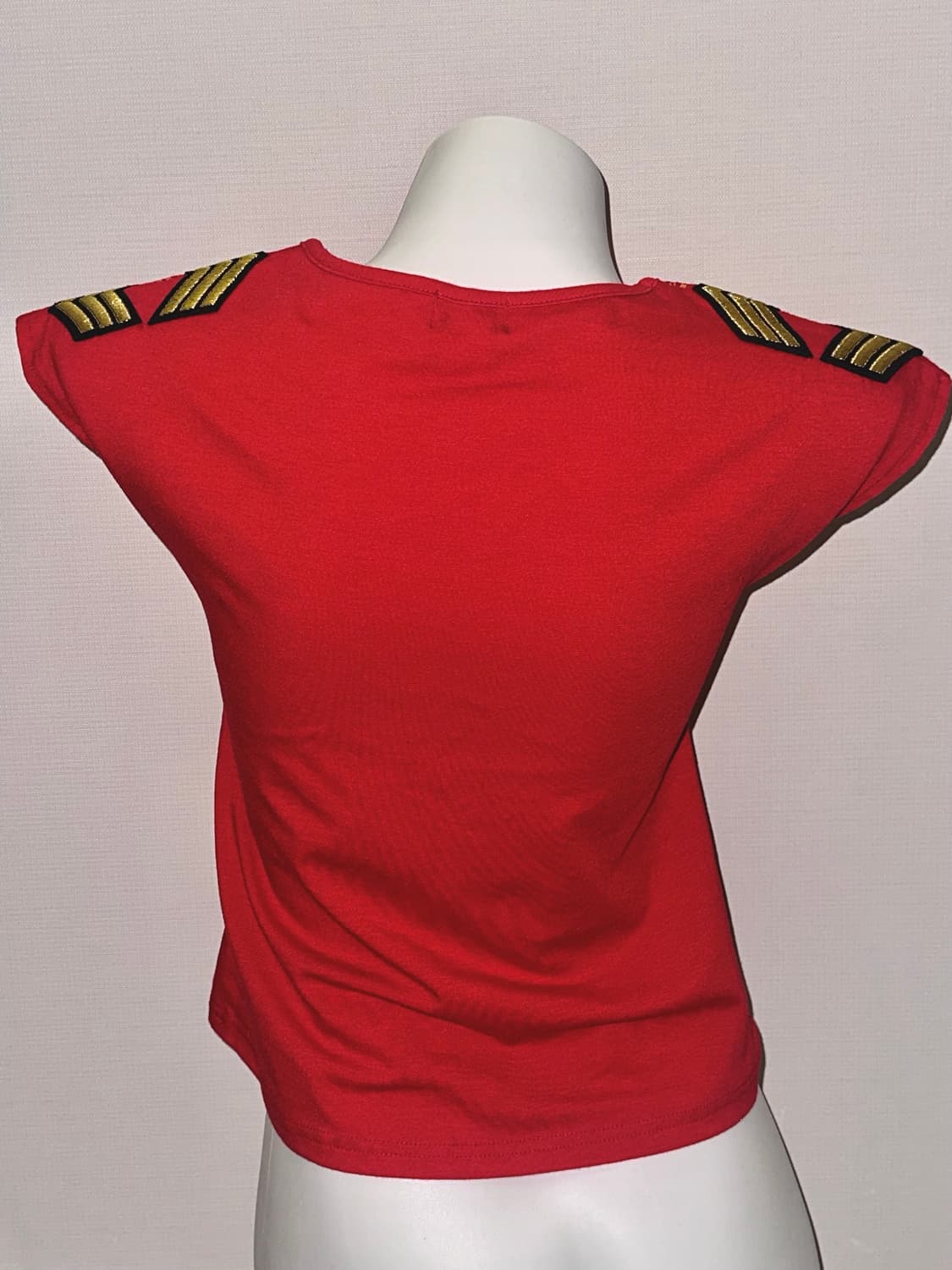 클립 프린팅 펑크 빈티지 캡소매 티 상품이미지3