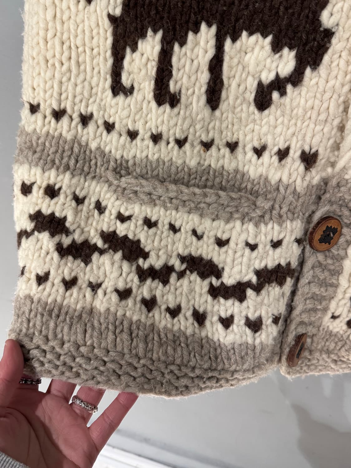 MARK 캐나다 노르딕 헤비울 코위찬 베스트  상품이미지8