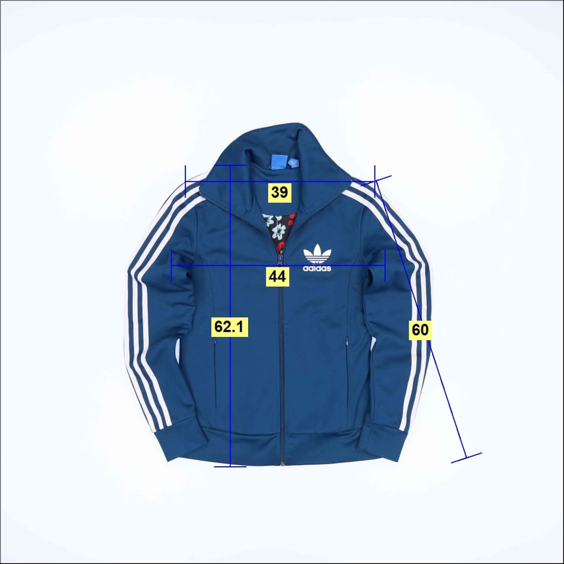 90 아디다스 안감 플라워 유로파 트랙탑 자켓 4240 상품이미지9